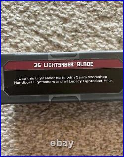 2x Star Wars Galaxys Edge 36 Inch Legacy Lightsaber Blade Disney Park Exclusive