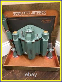 Boba Fett Disney Star Wars Galaxy's Edge Jetpack Backpack Launch Missile Bobba