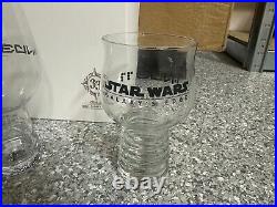 CLUB 33 Walt Disney Rare WDW Star Wars Galaxy's Edge Glasses Set of 3 Bag Tiki
