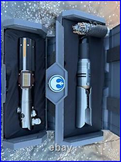 Cal Kestis and Reys + 36 Inch Blade Galaxys Edge Lightsaber