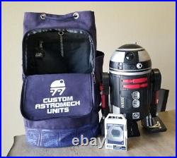 DISNEY R2D2 Star Wars Galaxy Edge RC DROID DEPOT withBAG Backpack + CHIP READ