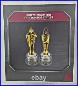 Disney Park Galaxy's Edge Star Wars Braata & Faya / Sistros & Yanjon Statues NEW