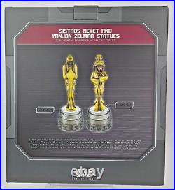 Disney Park Galaxy's Edge Star Wars Braata & Faya / Sistros & Yanjon Statues NEW