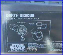 Disney Parks 2022 Star Wars Galaxy's Edge Darth Sidious Legacy Lightsaber Hilt