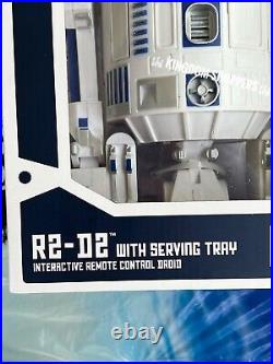 Disney Parks Star Wars Galaxy's Edge Droid Depot R2-D2 Serving Tray & Metal Dome