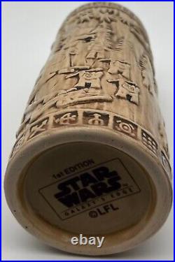 Disney Parks Star Wars Galaxy's Edge Oga's Cantina Endor & Pug Mug With Coasters