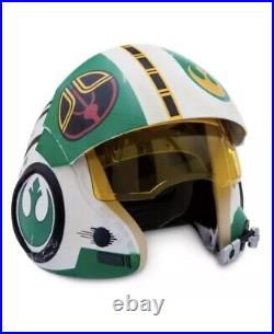 Disney Parks Star Wars Galaxy's Edge White Resistance Pilot Helmet WithSounds New