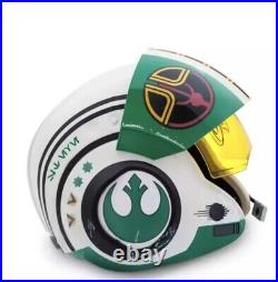 Disney Parks Star Wars Galaxy's Edge White Resistance Pilot Helmet WithSounds New