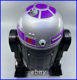 Disney R2-D2 RC Droid Depot Star Wars Galaxy's Edge Black Body Purple Dome