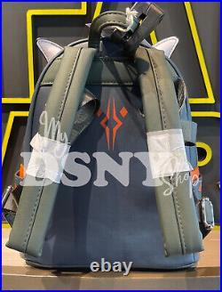 Disney Star Wars Galaxy's Edge Ahsoka Tano Loungefly Mini Backpack 2023