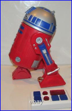 Disney Star Wars Galaxy's Edge Droid Depot Custom R2 Unit Remote Blue Red R2-SHW
