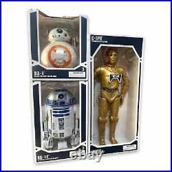 Disney Star Wars Galaxy's Edge Set Of 3 Droids 21 C-3PO, R2-D2 & BB-8 Droid Dep