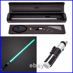 Disney Star Wars Galaxy's Edge Yoda Legacy Lightsaber Set Hilt Blade Stand Clip