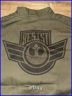 Disney Star Wars Galaxys Edge Resistance Logo Jacket Black Spire Outpost PLUS 3X