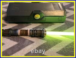 Disney Star Wars Galaxys Edge Rey Skywalker Legacy Lightsaber Hilt Yellow +blade