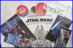 Disney's Star Wars Collectibles GALAXY'S EDGE Souvinir Lot Pins Badges Passes