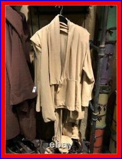 Disneyland Jedi Cosplay Adult Top Galaxy's Edge Star Wars Costume Tunic Beige NW