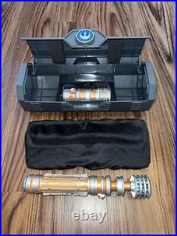 LEIA ORGANA Star Wars Galaxy's Edge Lightsaber Hilt With Case