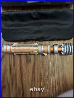 LEIA ORGANA Star Wars Galaxy's Edge Lightsaber Hilt With Case