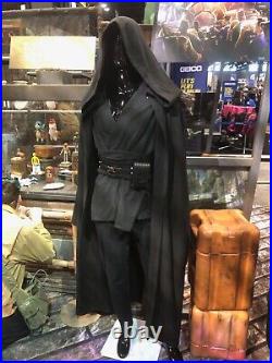 L/XL Star Wars Galaxy's Edge BLACK Tunic/Robe/Belt Cosplay Costume Set LARGE