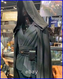 L/XL Star Wars Galaxy's Edge BLACK Tunic/Robe/Belt Cosplay Costume Set LARGE