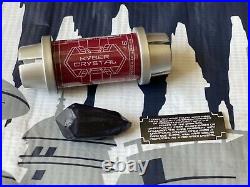 NEW Disney Star Wars Galaxy's Edge REAL Black Obsidian Kyber Crystal AUTHENTIC