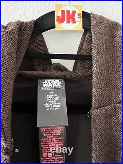 NEW Star Wars Cloak Adult Large XL Brown Galaxys Edge Jedi Disney Parks Costume