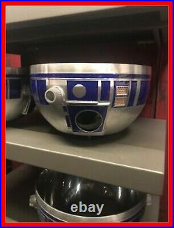 New Disney Parks Star Wars Galaxy's Edge R2-D2 Head 10 Metal Serving Bowl BRNEW