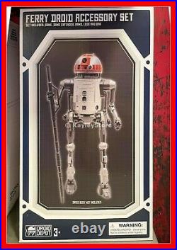 STAR WARS GALAXYS EDGE REMOTE CONTROL FERRY DROID ACCESSORY SET WithDOME EXTENDER