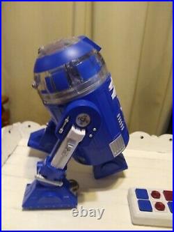 STAR WARS GALAXY'S EDGE DROID DEPOT CUSTOM R2 D2 BLUE WHITE with Remote R2D2 Works