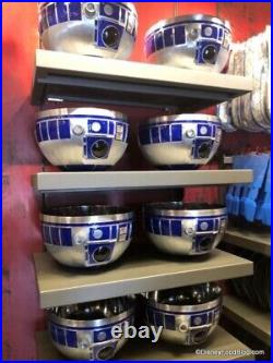 Star Wars Galaxy Edge Batuu Droid Depot R2D2 R2-D2 METAL Mixing Bowl Disney NEW