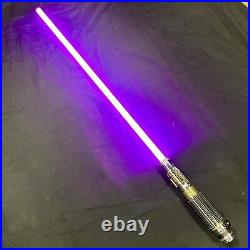 Star Wars Galaxy Edge Mace Windu Purple Legacy Lightsaber Hilt Used Disney