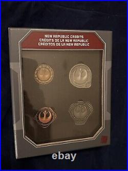 Star Wars Galaxy's Edge Coins Credits set New