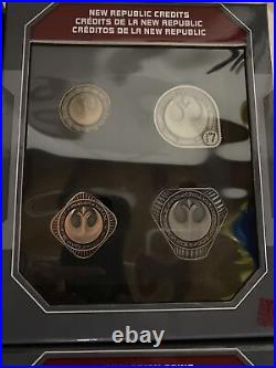 Star Wars Galaxy's Edge Coins Galactic, New Republic, Calamari & Mandalorian