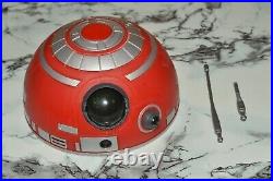 Star Wars Galaxy's Edge Droid Depot Custom Astromech BB-Unit Red Silver Dome