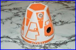 Star Wars Galaxy's Edge Droid Depot Custom Astromech R-Unit R4 White Orange Dome