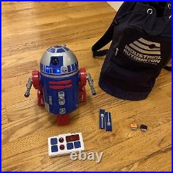 Star Wars Galaxy's Edge Droid Depot Custom Red/Blue R2 Unit, Guns, 3 Chips & Bag