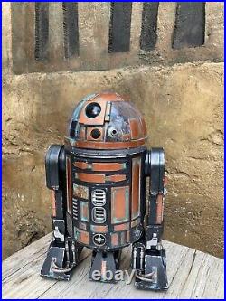 Star Wars Galaxy's Edge Droid Depot R unit Custom Painted and weathered