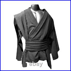 Star Wars Galaxy's Edge Jedi Black Tunic Cosplay Costume Size Adult L/xl + Bonus